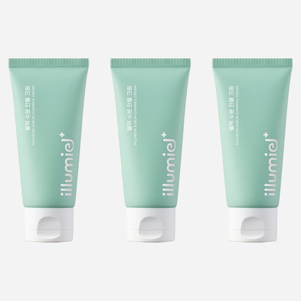 일루미엘 물먹 수분 찬물크림 50ml, 3개 - 상품 이미지