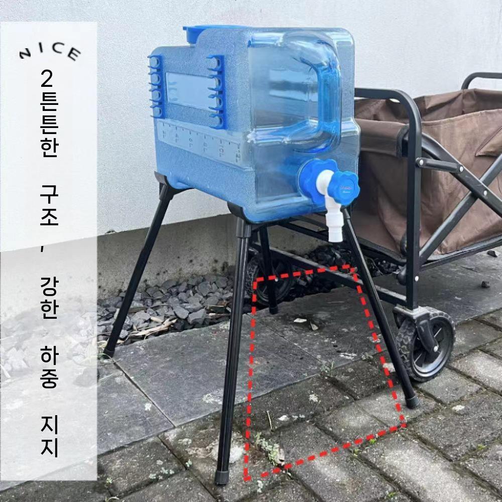 캠핑 물통 지지대 프레임 휴대용 대용량 워터탱크 이미지 6