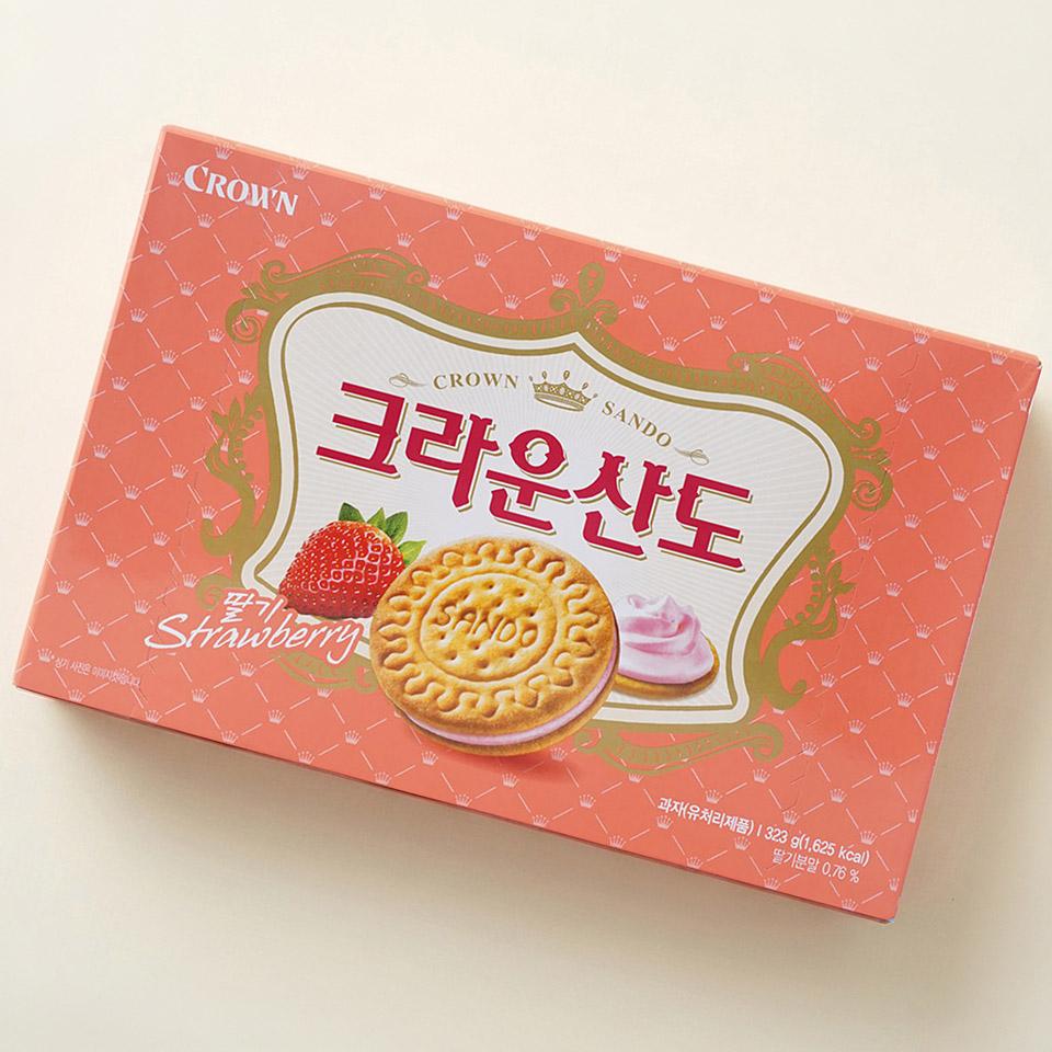 메가마트 크라운 산도 딸기 323g - 상세 이미지 2