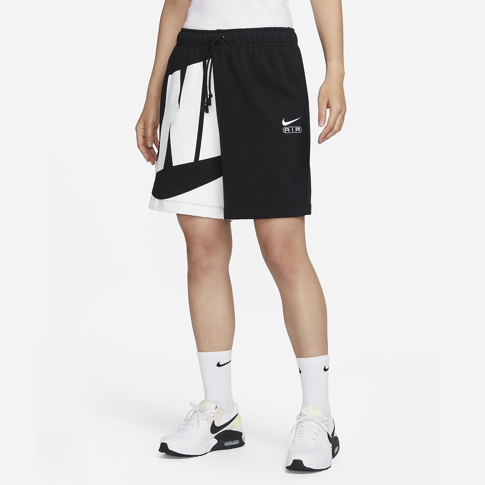 나이키 미드라이드 프렌치테리 여성 반