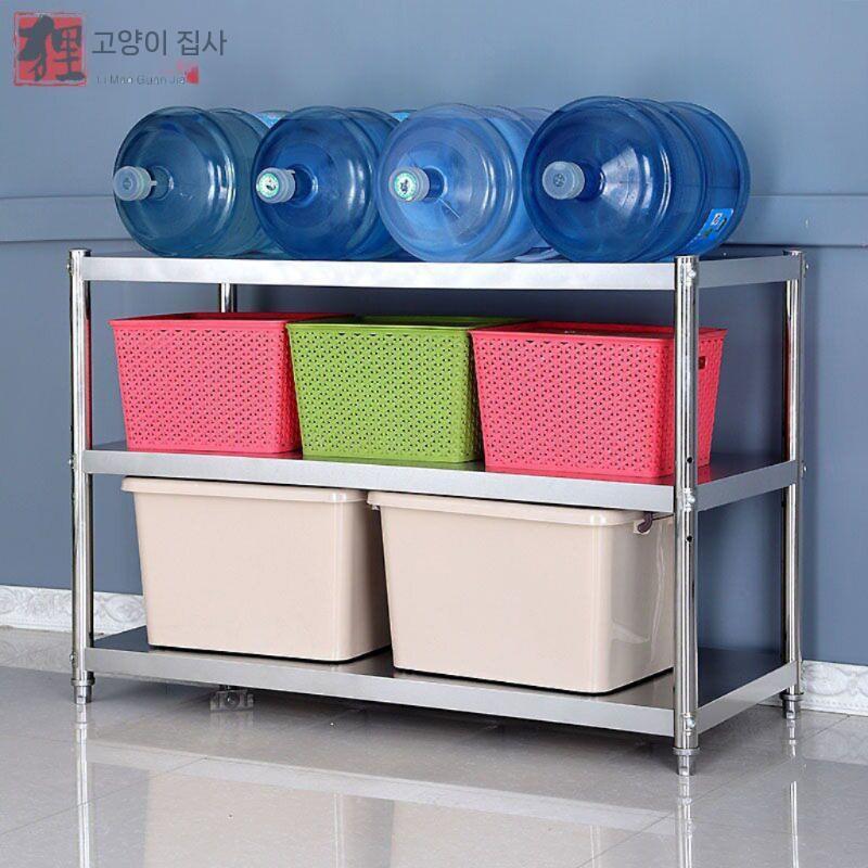 스텐 작업대 스테인리스 조리대 주방 선반 테이블 업소용 120x40x80cm 이미지 7