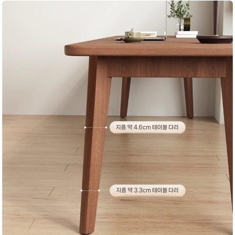 틈새 테이블 폭좁은 우드 책상 베란다 발코니 간이 협탁 원목 120 X 40 X 75cm 이미지 6
