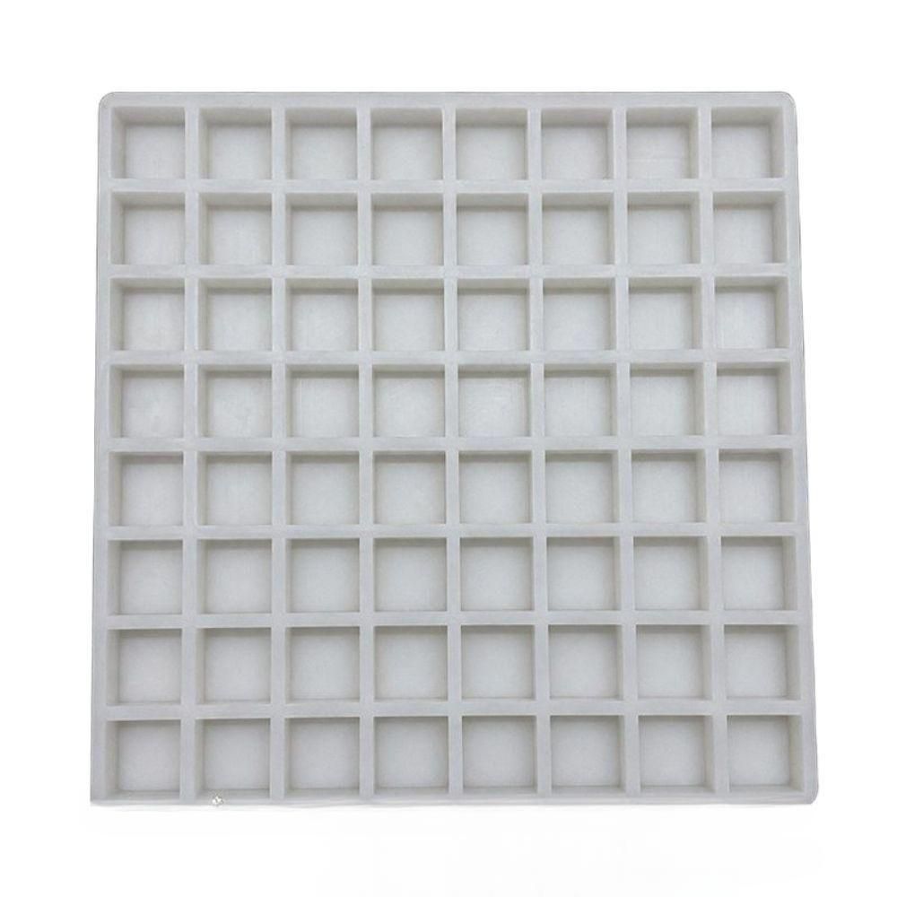 실리콘 초콜릿 몰드 얼음틀 업소용 틀 대형 사각 베이킹 2.8x2.8x1.8cm 64홀 - 상품 이미지