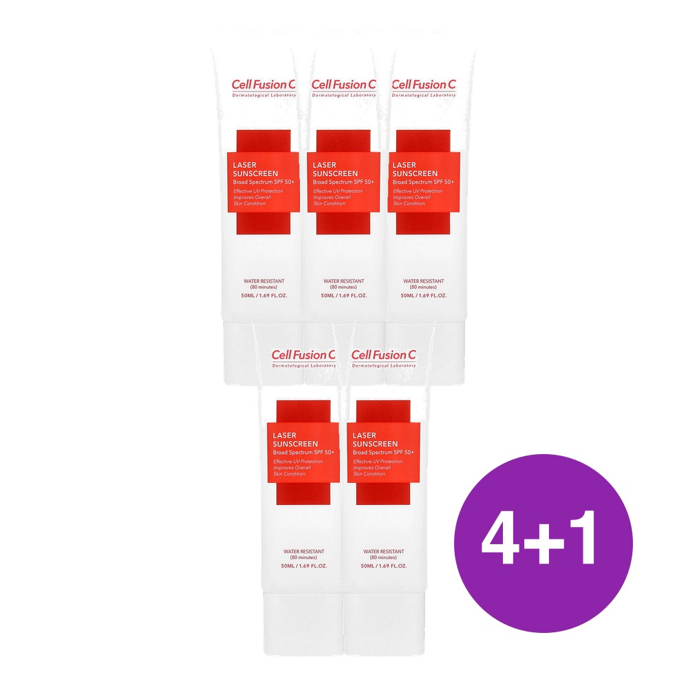Cell Fusion C 레이저 자외선 차단제 SPF 50 50ml, 5개 - 상품 이미지