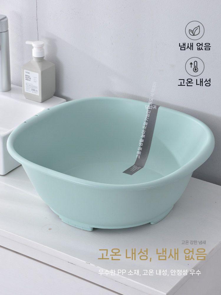 좌욕통 다라이 조립식 좌욕 대형 욕실 바가지 다용도 화이트 이미지 6