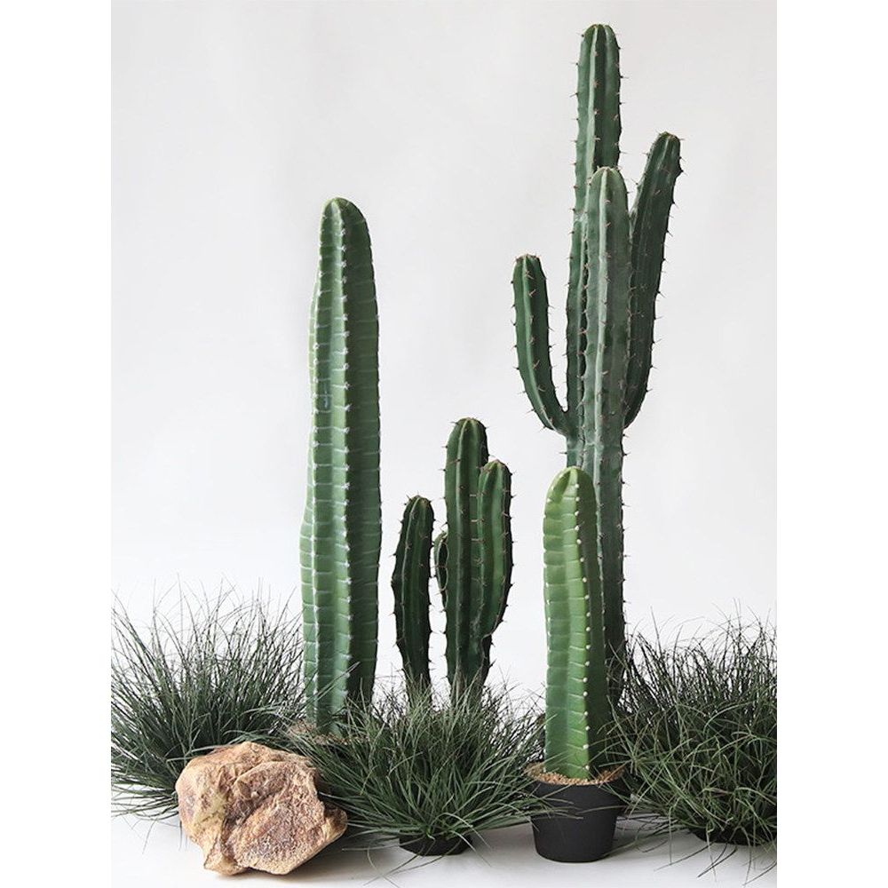 인조 선인장 조화 가짜선인장 인테리어 가드닝 조경 장식 단일기둥 60cm - 상품 이미지