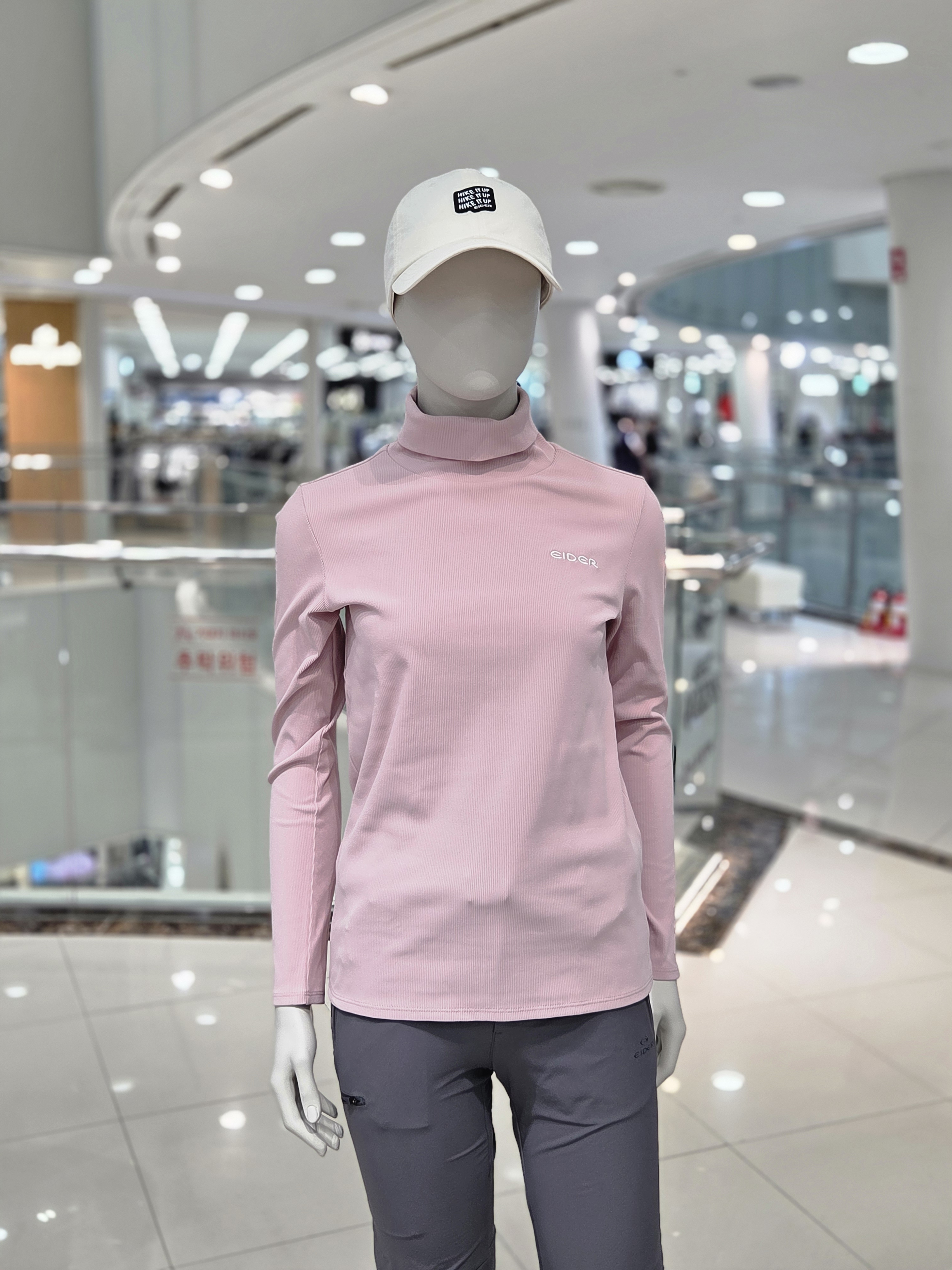 아이더 여성 베이스 긴팔티 가을 골지 터틀넥 반목 이너 티셔츠 WU26260 - 상품 이미지