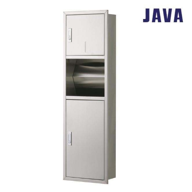 화장실 매립형 페이퍼타올디스펜서 1000mm 업소용 스텐 휴지케이스 - 상품 이미지