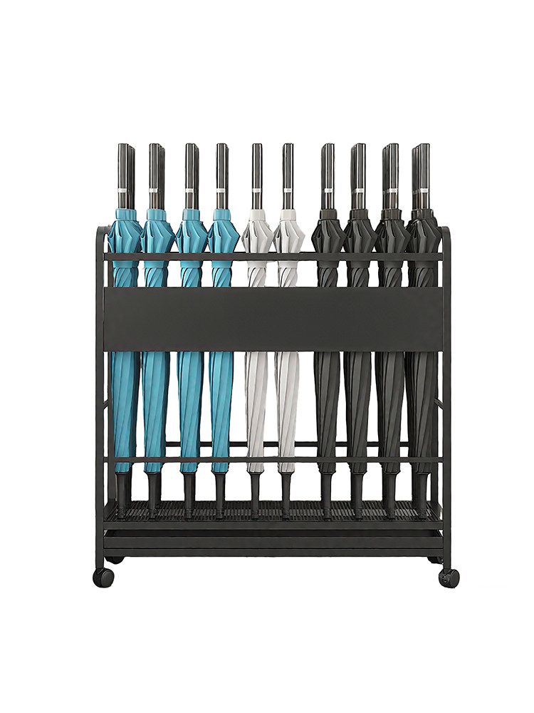 우산꽂이 철제 우산보관함 현관 사무실 업소용 정리함 골드 40x20x70cm 이미지 7