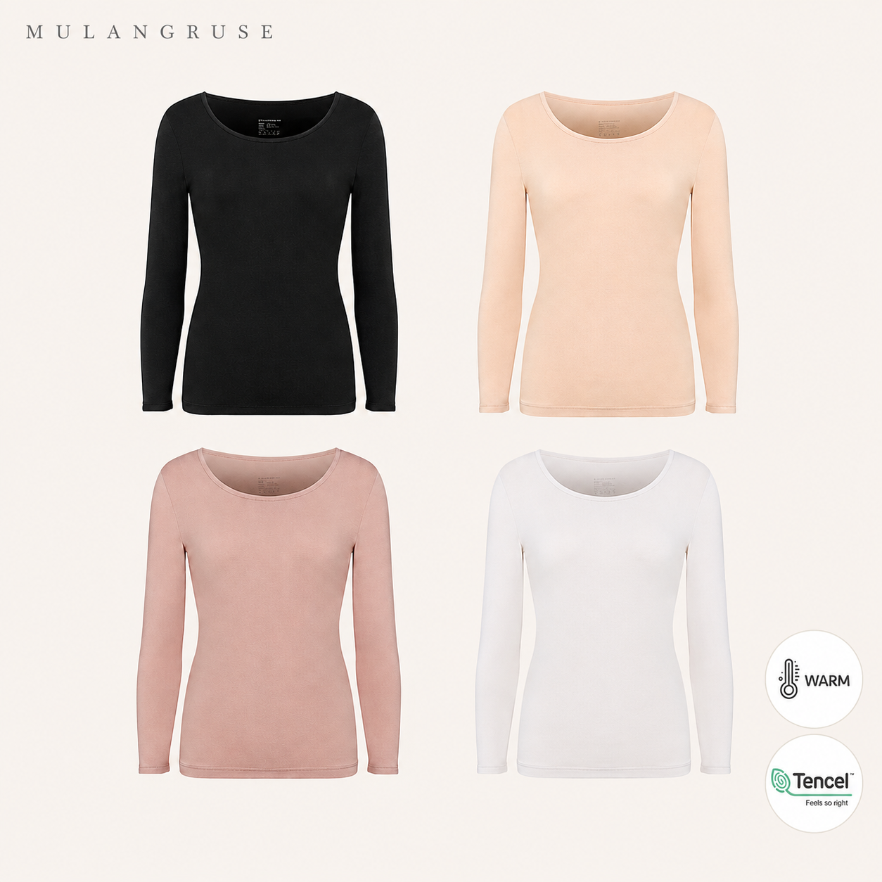 물랑루즈 모달스판 여성 9부 상의 MWLSF - 메인 이미지