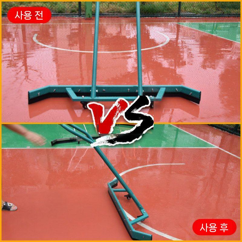 테니스공 수집기 공수거기 물밀대 경기장 배드민턴 픽업 체육관 그린 - 상세 이미지 3