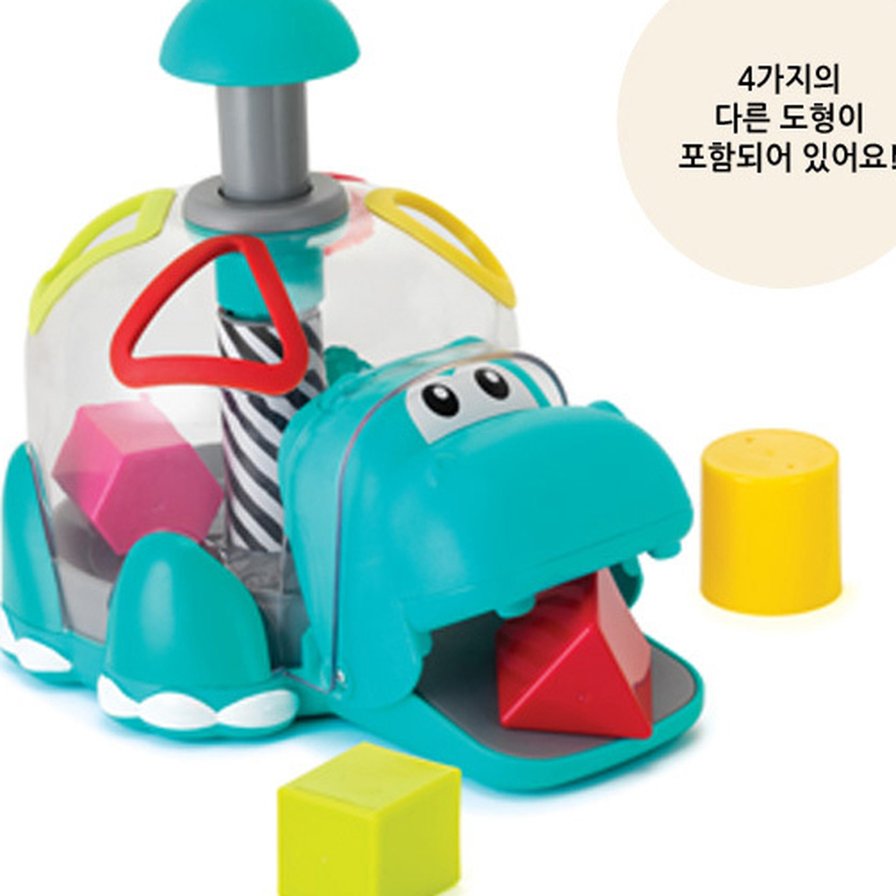 창의디자인공간지각하마도형 심플디자인사고력증진 영아완구소근육발달도형놀이 - 상세 이미지 2