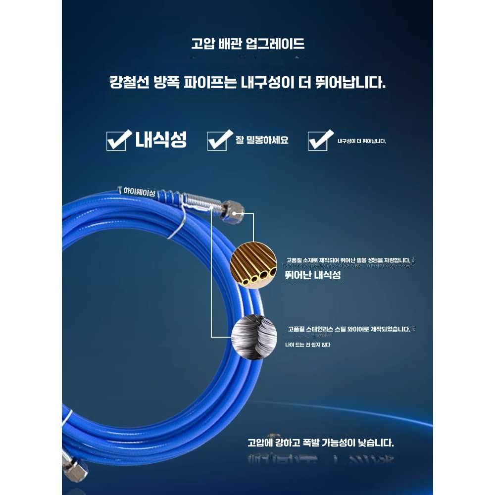 우레탄 주입기 디스펜서 외벽 수리 접착제 시공 누수 M16 그라우팅 머신 - 상세 이미지 3