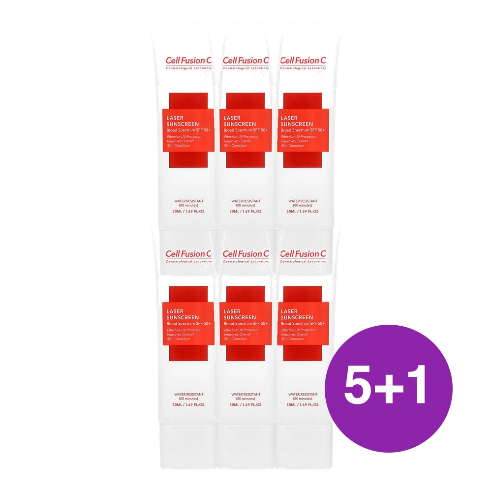Cell Fusion C 레이저 자외선 차단제 SPF 50 50ml, 6개 - 상품 이미지