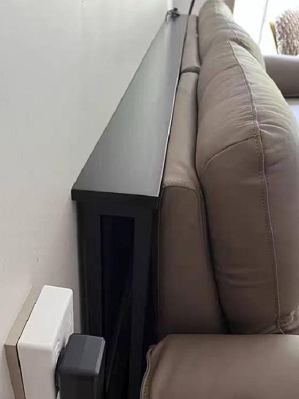 쇼파 틈새 테이블 수납장 선반 협탁 거실 침실 사이드 150x15x80cm - 상세 이미지 2