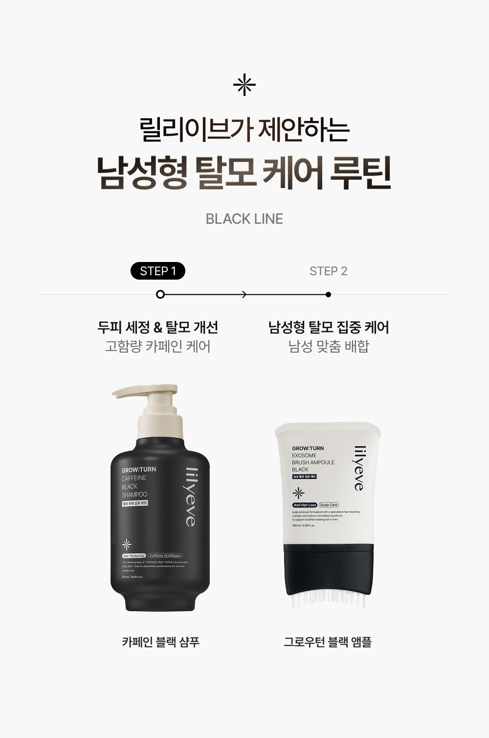 LILYEVE Growturn Caffeine Black Shampoo - description 50