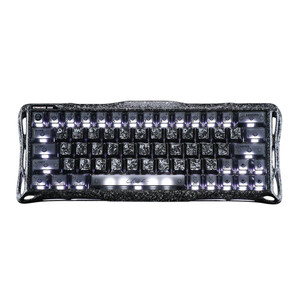 머큐리 V60 Pro 래피드트리거 게이밍 자석축 키보드 사이버프로스트블랙 - 상품 이미지