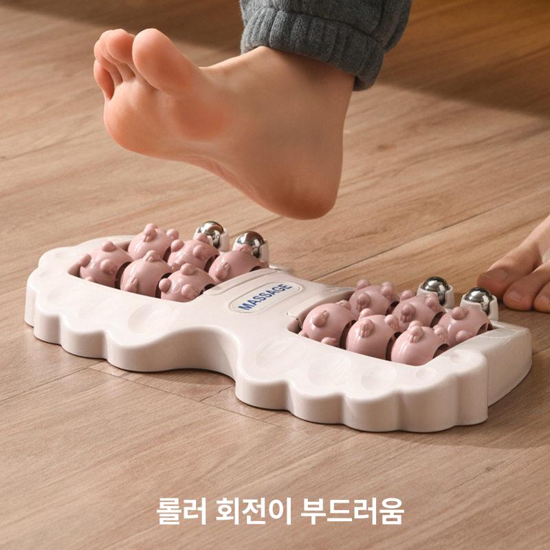 발바닥 마사지 롤러형 마사지기 볼 연회색 - 상세 이미지 3