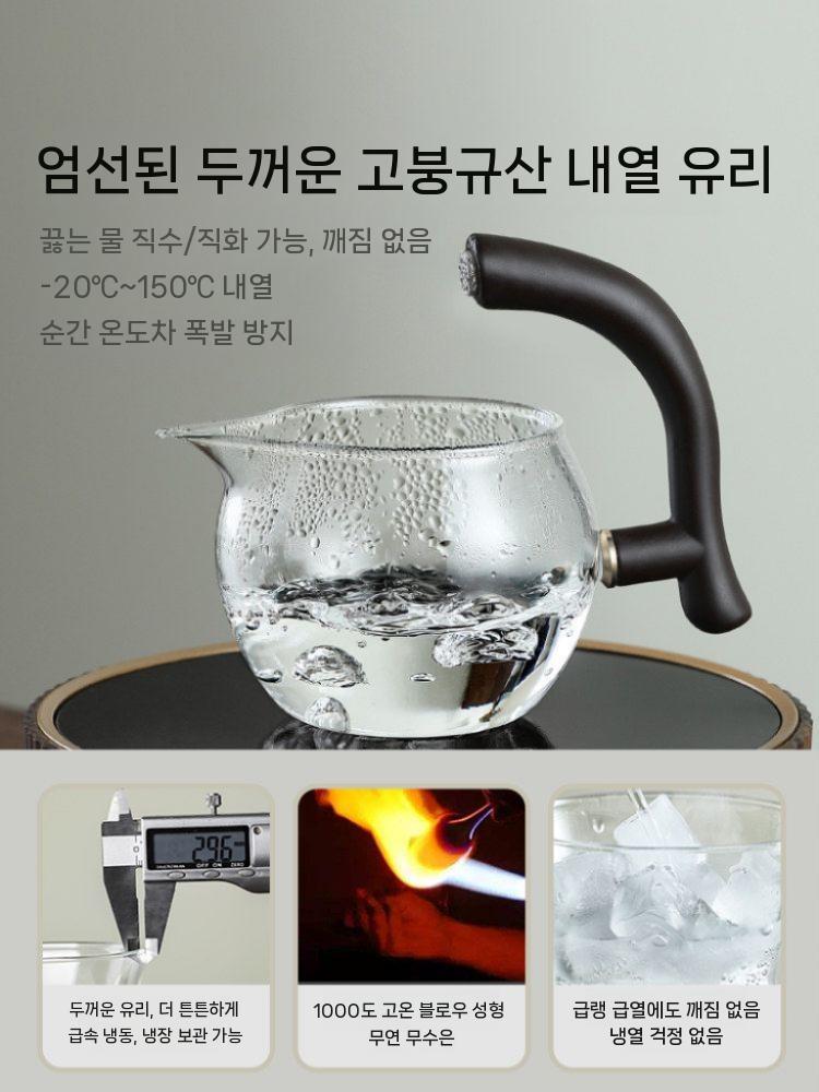 티메이커 내열유리 찻주전자 다도 티팟 차우리기 티세트 A 이미지 6