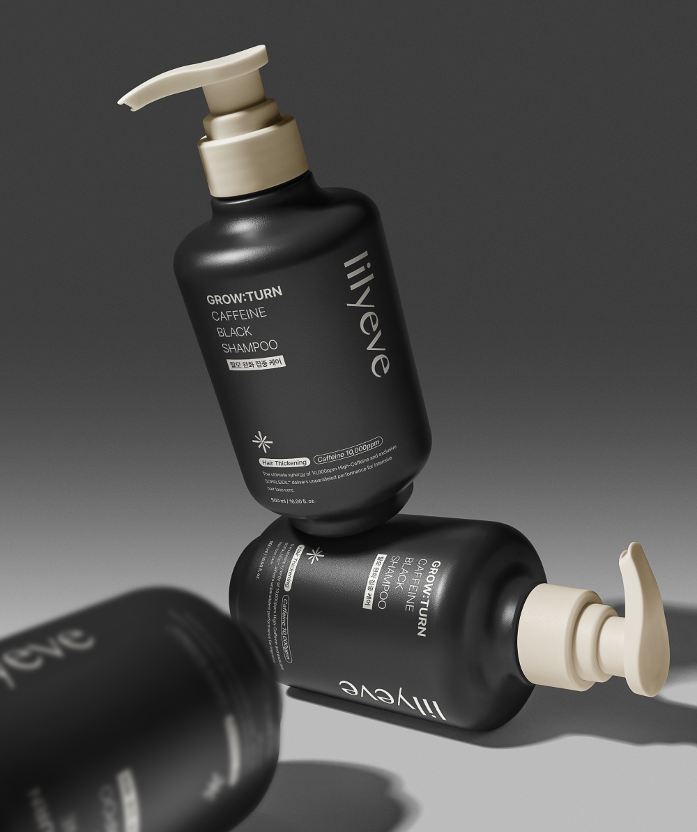 LILYEVE Growturn Caffeine Black Shampoo - description 52