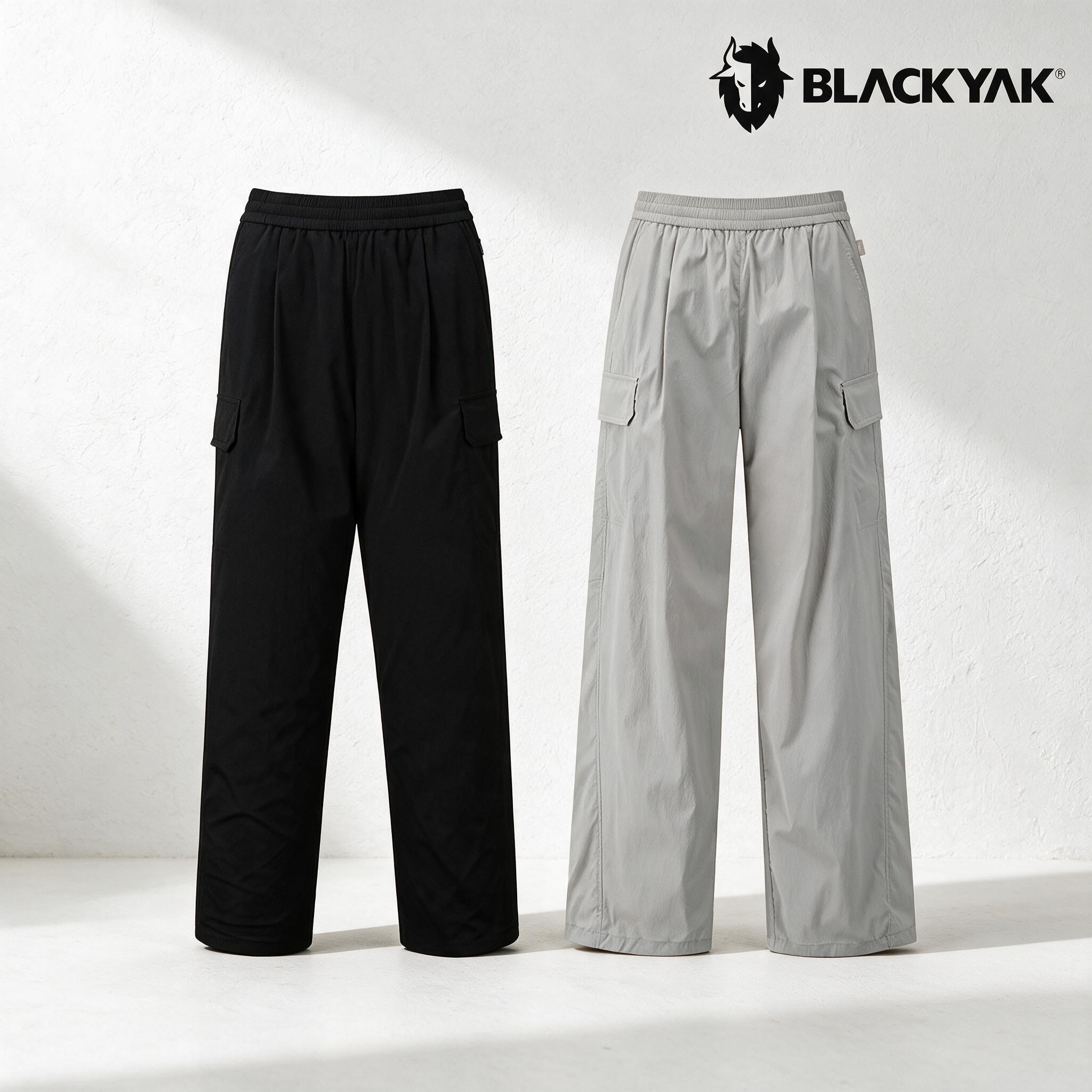 블랙야크 등산바지 여성 팬츠 카고 사이드밴딩 등산 바지 루즈핏 아웃도어 등산복 하의 - 상품 이미지