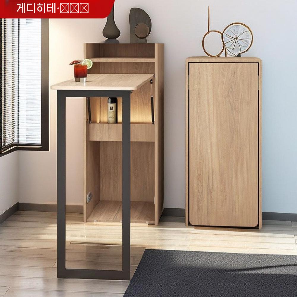접이식 테이블 프레임 철제 책상 선반 지지대 폴딩 다리 블랙 기본형 400 X 725mm - 상세 이미지 5