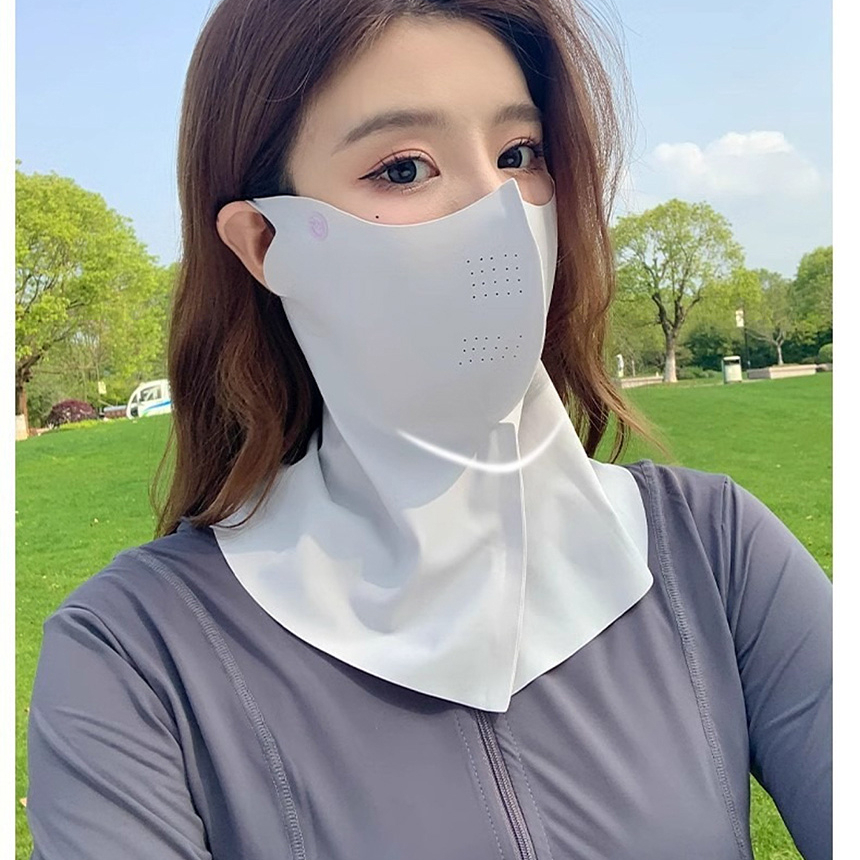 햇빛차단마스크 99% 자외선차단 UV 얼굴 안면 햇빛가리개 페이스 골프 쿨 냉감 조깅 러닝 이미지 8