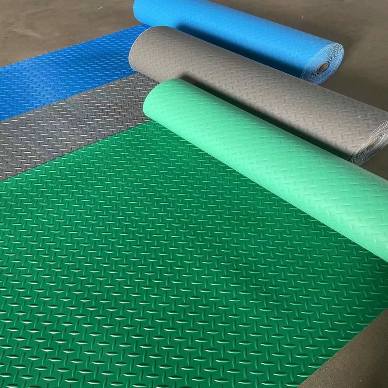 창고 바닥매트 논슬립 고무 PVC 작업장 출입구 미끄럼방지 레드 2.5mm 폭 0.9m 단위 1m 이미지 6