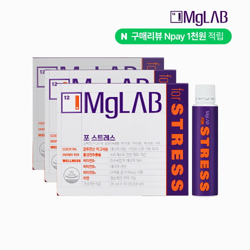 마그랩 포 스트레스 마시는 액상 글루콘산 마그네슘 비타민B 10개입, 3개