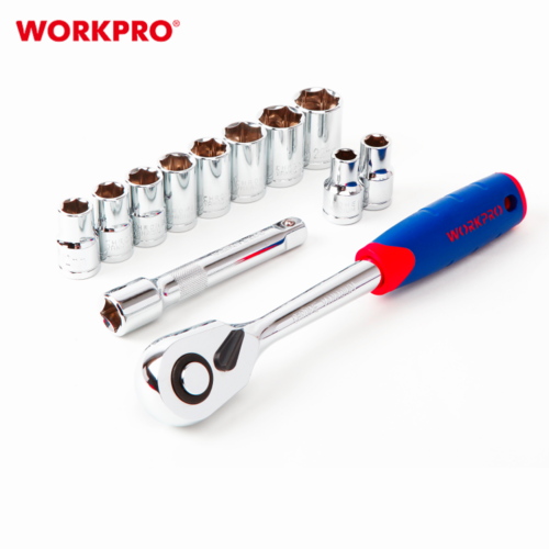 워크프로 드라이브 핸드 라쳇 렌치 소켓세트 육각 복스 WP202558 1/2(12pcs) - 상세 이미지 5