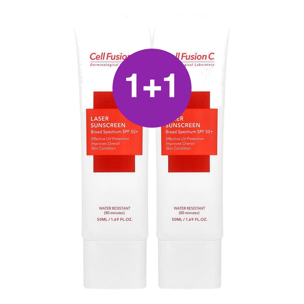 Cell Fusion C 레이저 자외선 차단제 SPF 50 50ml, 2개 - 상품 이미지