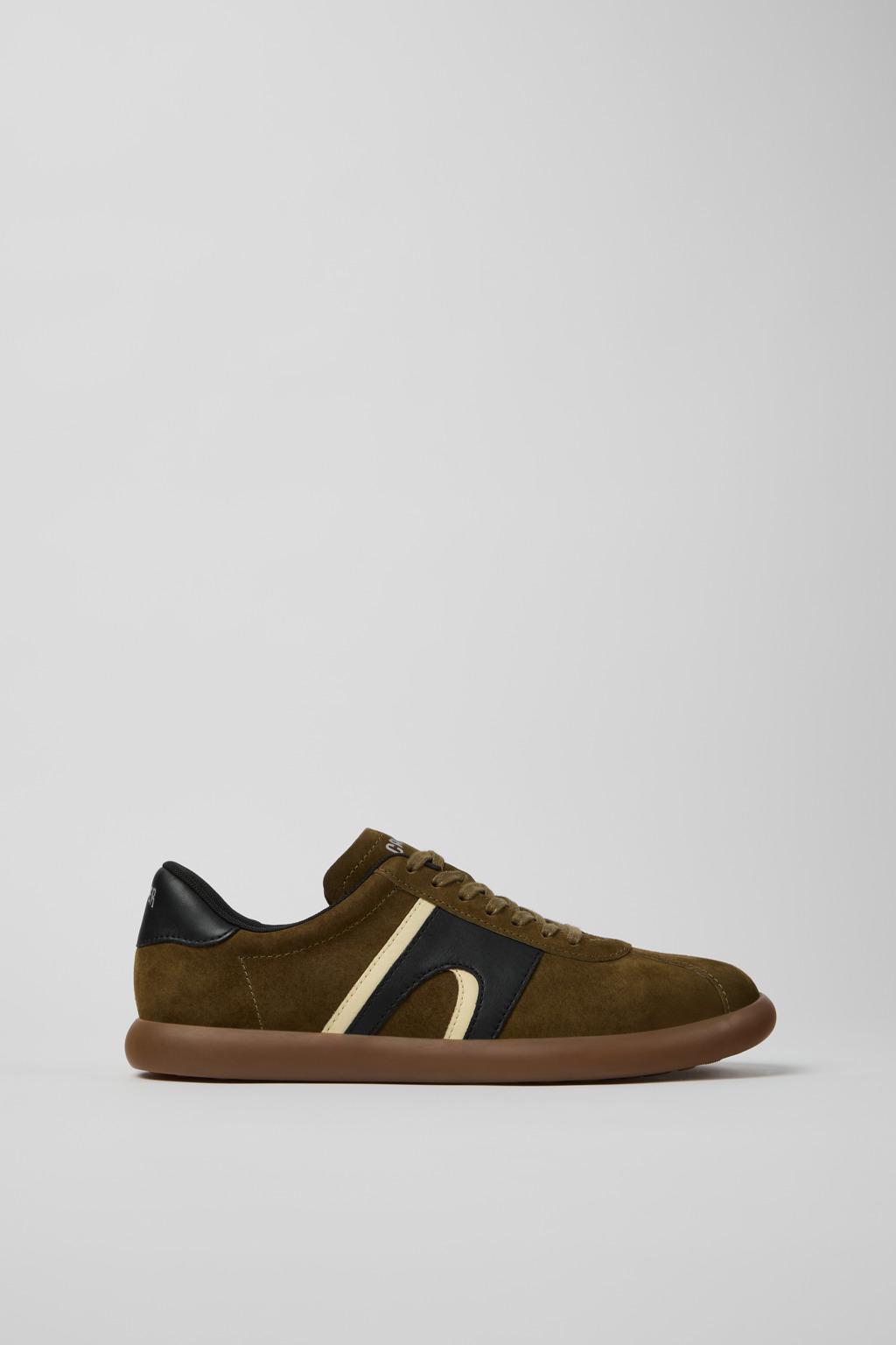 캠퍼 멀티컬러 누벅 레더 스니커즈 Pelotas Soller K100937-026 GREEN - 상품 이미지