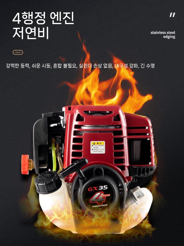 엔진 고압분무기 가솔린 농약 살포기방역기 세척기 동력 분무기 - 상세 이미지 5