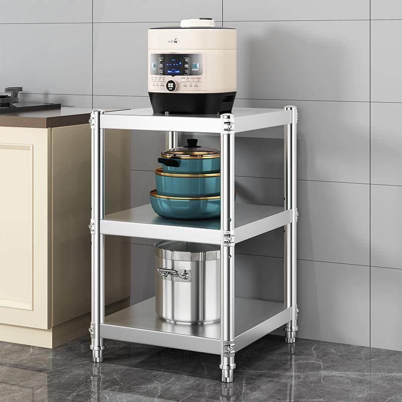 스테인리스 철제 선반 다용도 앵글 진열대 높이 받침대 랙 너비30cmx길이30cm 높이 120cm 4겹 - 상세 이미지 3