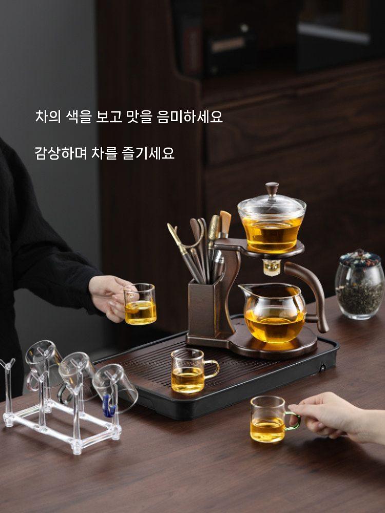 티메이커 내열유리 찻주전자 다도 티팟 차우리기 티세트 A 이미지 7