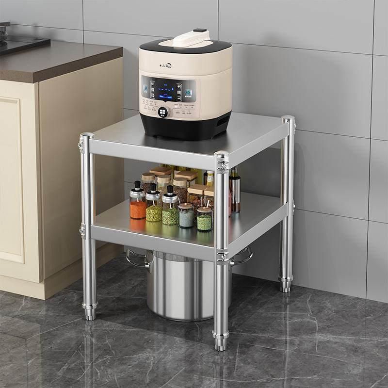 스테인리스 철제 선반 다용도 앵글 진열대 높이 받침대 랙 너비30cmx길이30cm 높이 120cm 4겹 - 상세 이미지 4