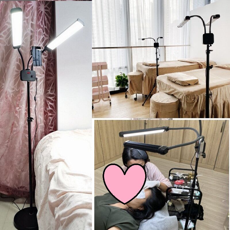 뷰티샵 램프 삼각대 미용 반영구 피부샵 조명 왁싱 이중 LED 라이트 - 상세 이미지 3