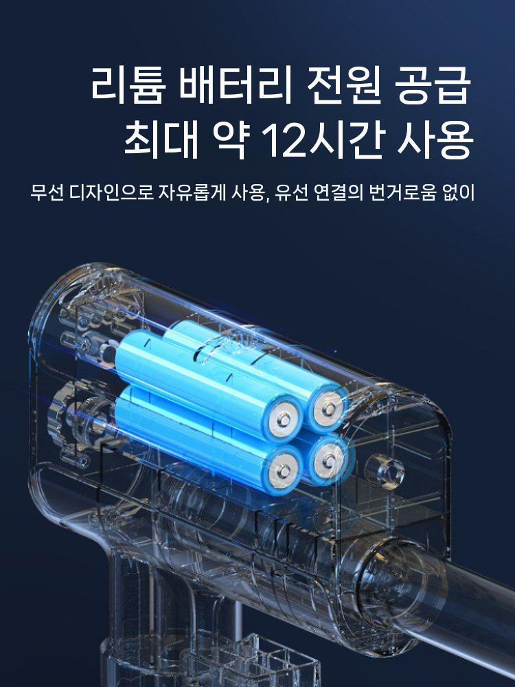 자동 사이펀 수조 환수 청소 물갈이 전동 어항 800L/H+2m 호스 - 상세 이미지 4