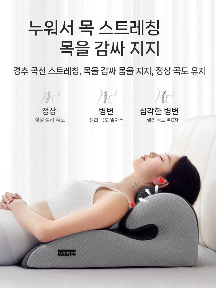 엎드리는 베개 다기능 엎드리는쿠션 독서 침대 그레이 다양한 목적을 위한 하나의 베개 신뢰할 수 - 상세 이미지 4