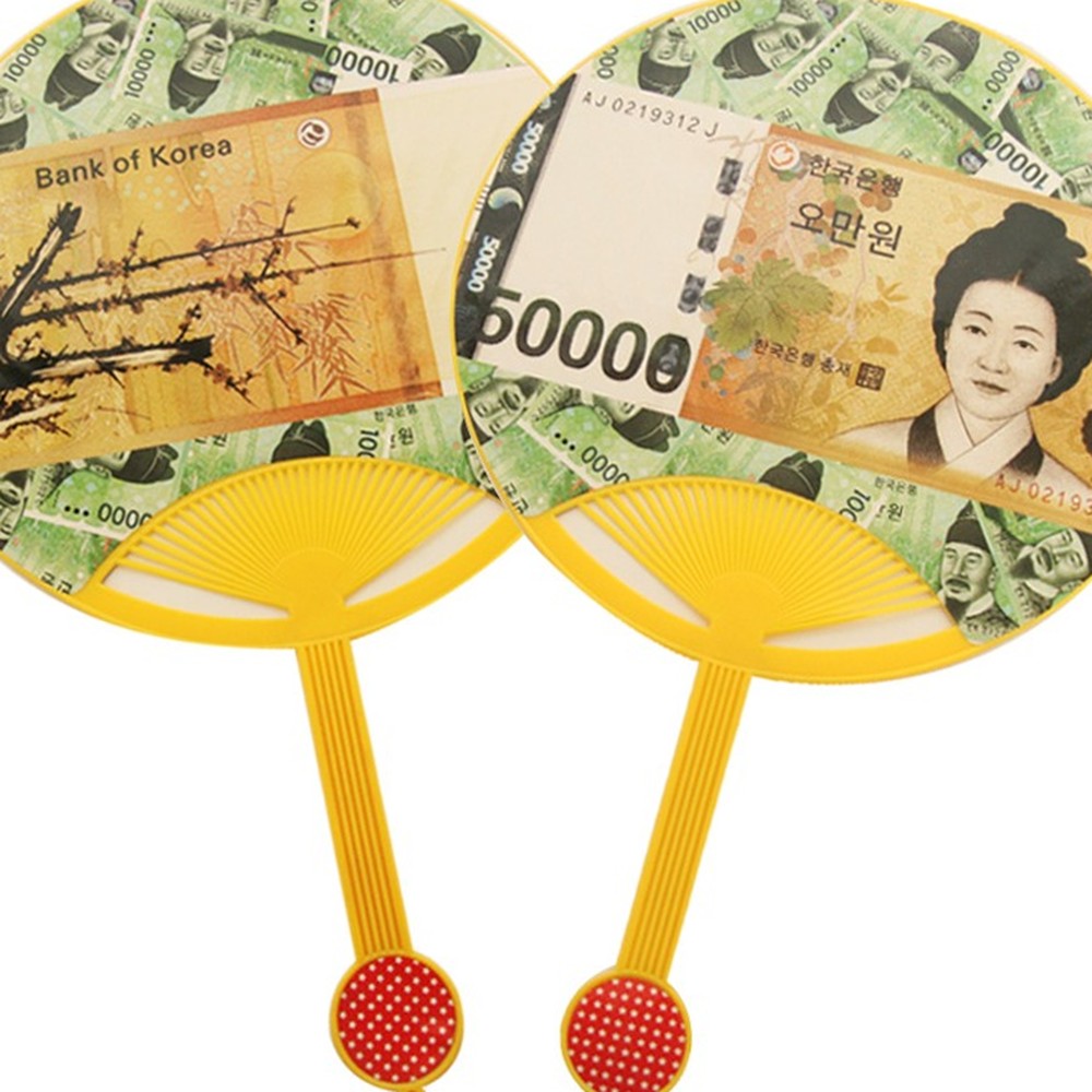 응원용왕부채 홍보용광고용대형부채 여름이벤트무대소품 - 상품 이미지