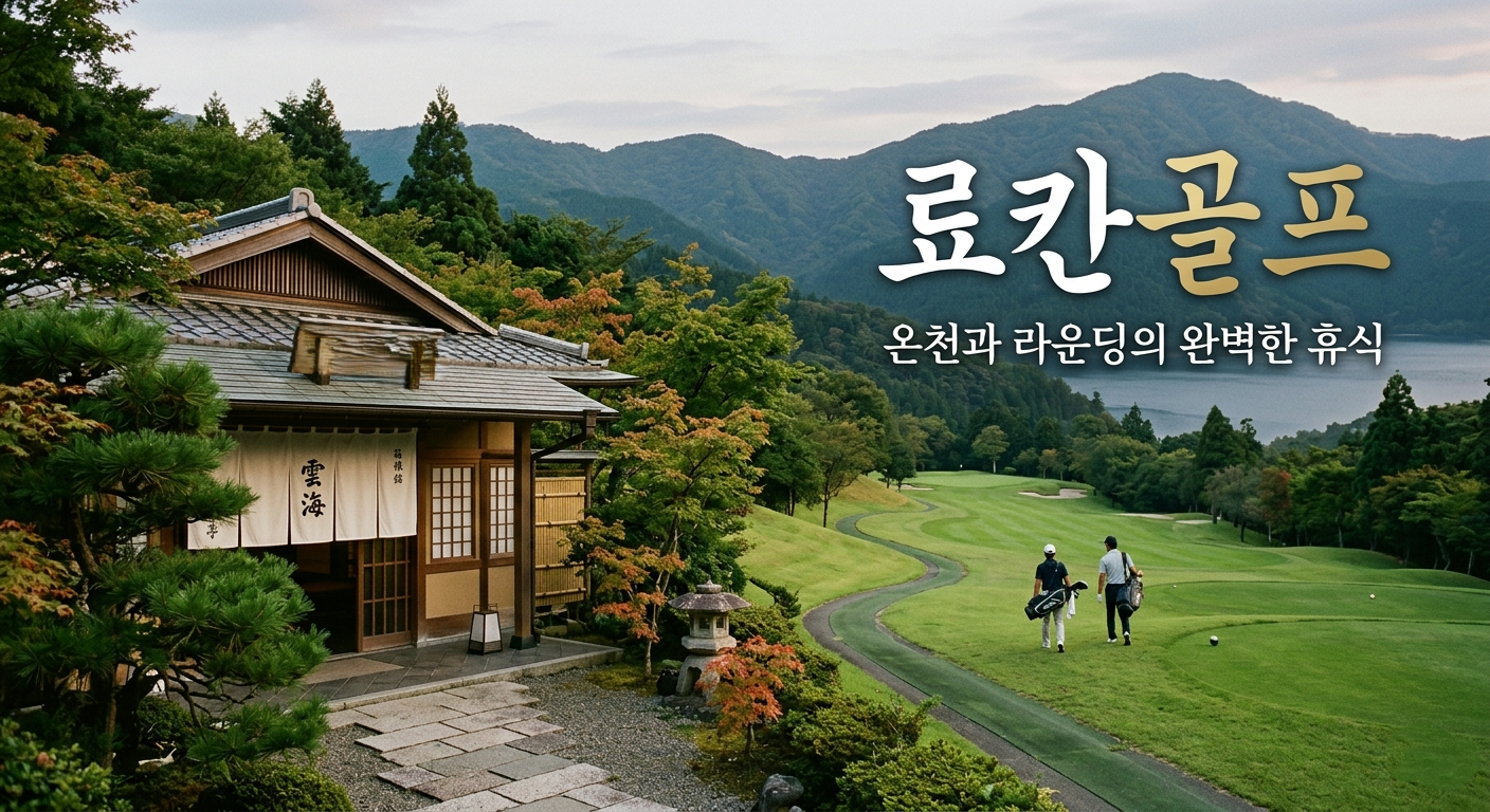[일본골프] 우베 72 온천골프 료칸호텔4일 매일추가라운딩서비스 모두포함 - 상품 이미지