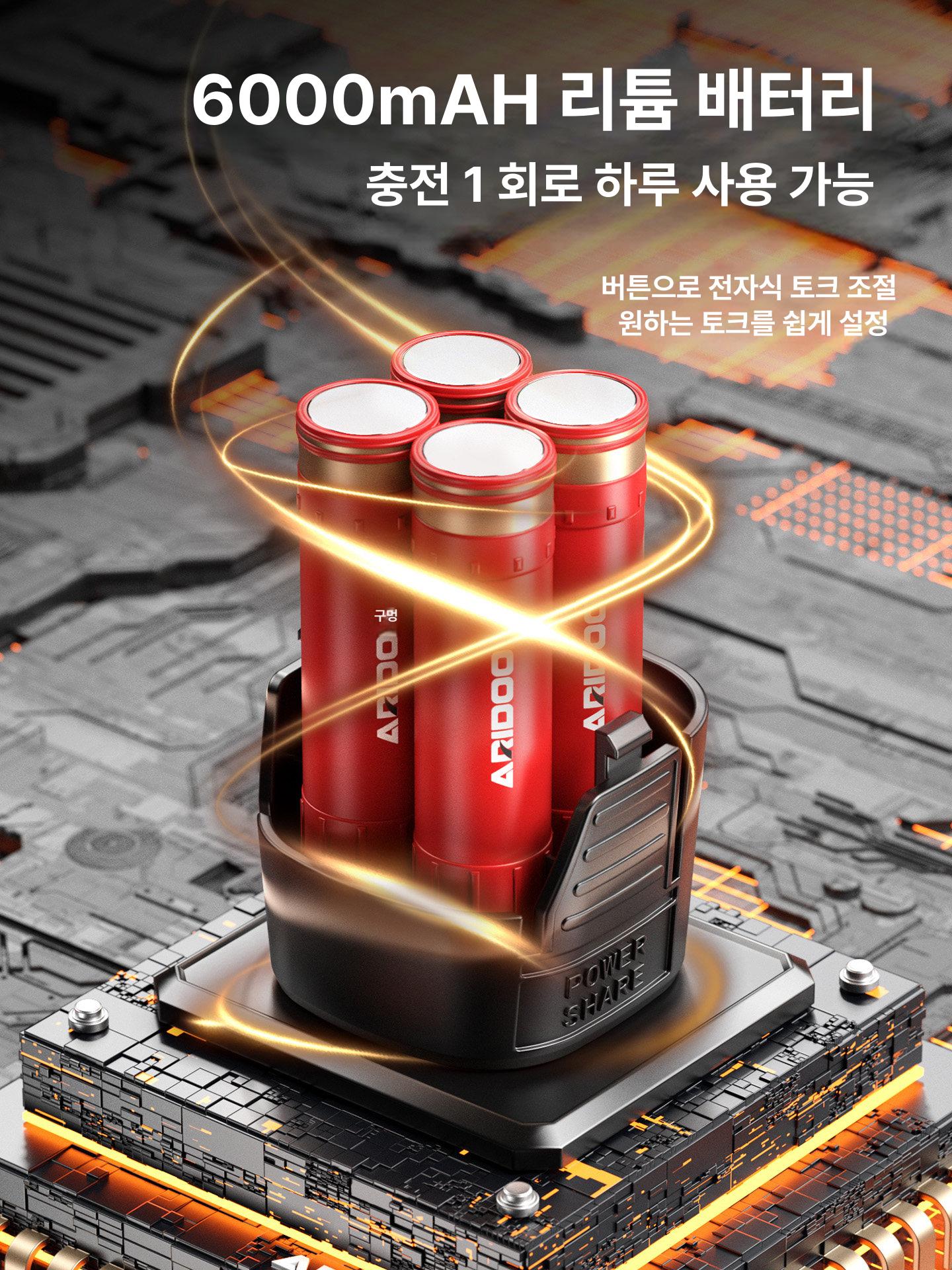 충전식 미니 그라인더 소형 무선 절단 연마 금속 철재 가공 작업공구 디지털 디스플레이 16.8 V 2 배터리 1 충전기 베이직패키지 - 상세 이미지 5
