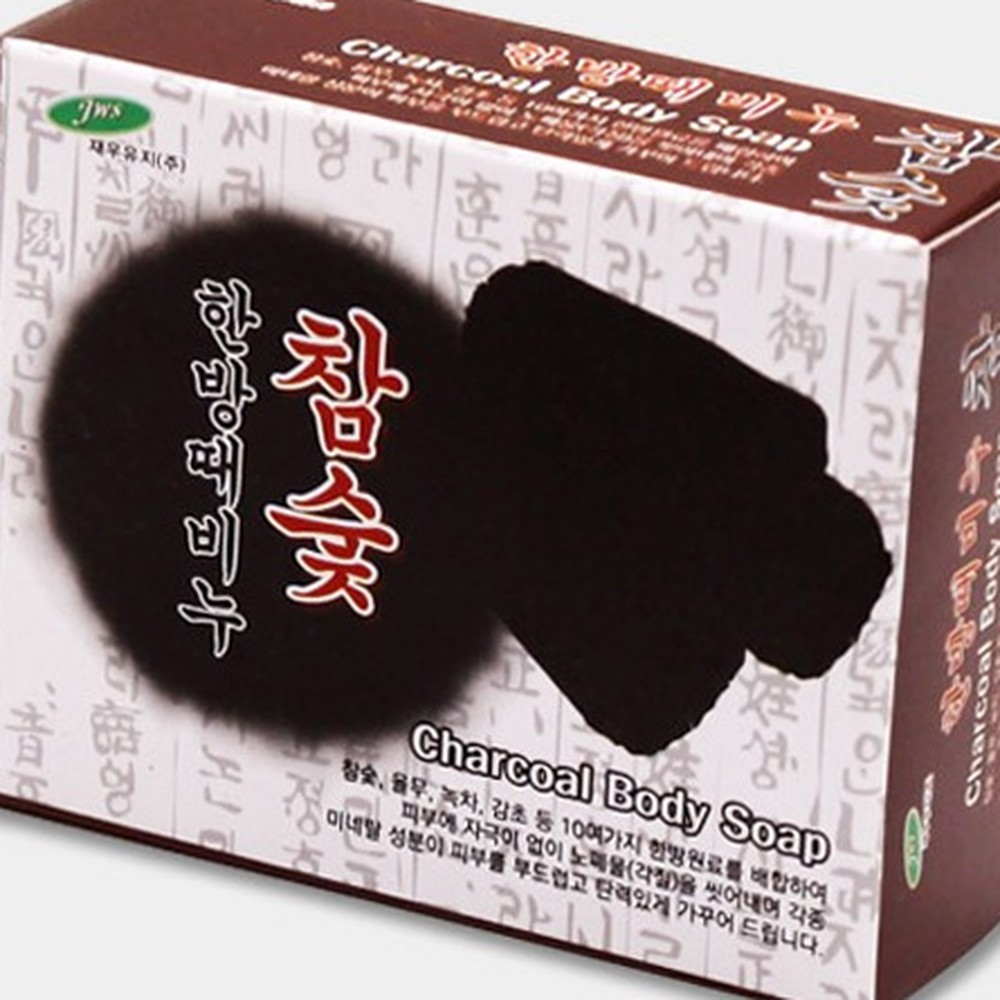 피부탄력 자극없는피부각질관리때비누 참숯함유바디클렌징각질비누 - 상품 이미지