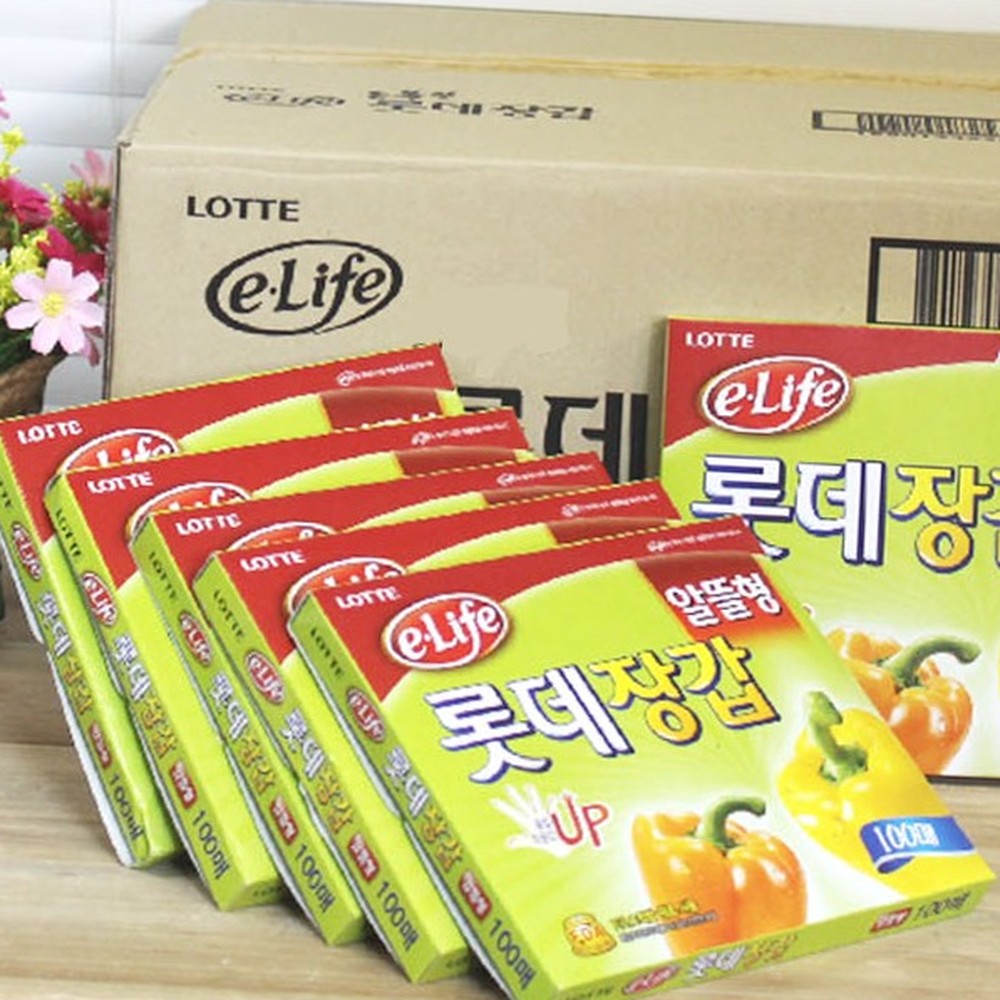 환경호르몬안전주방생활위생장갑 엠보싱처리주부습진예방일회용장갑 품질향상자동차정비 100매 30개입 - 상품 이미지