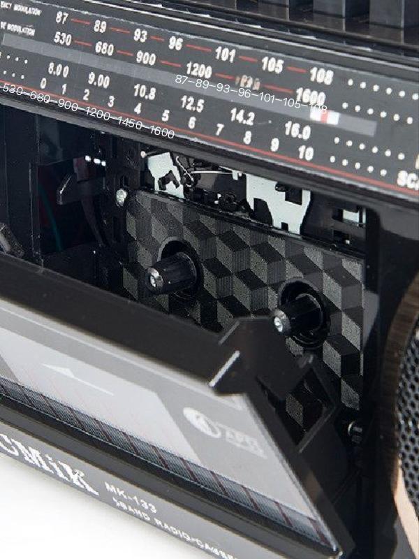 카세트 플레이어 빈티지 카세트테이프 옛날 레드 - 상세 이미지 5