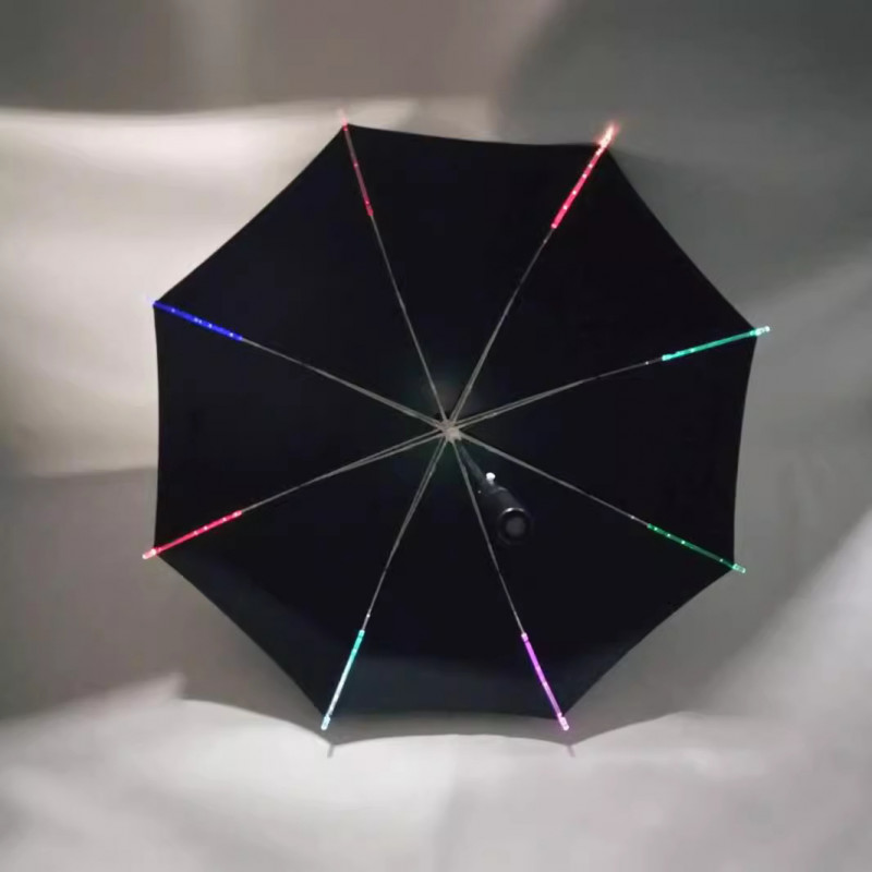 LED 조명 우산 야간 경량 완전자동 인싸템 일자형 - 상세 이미지 4
