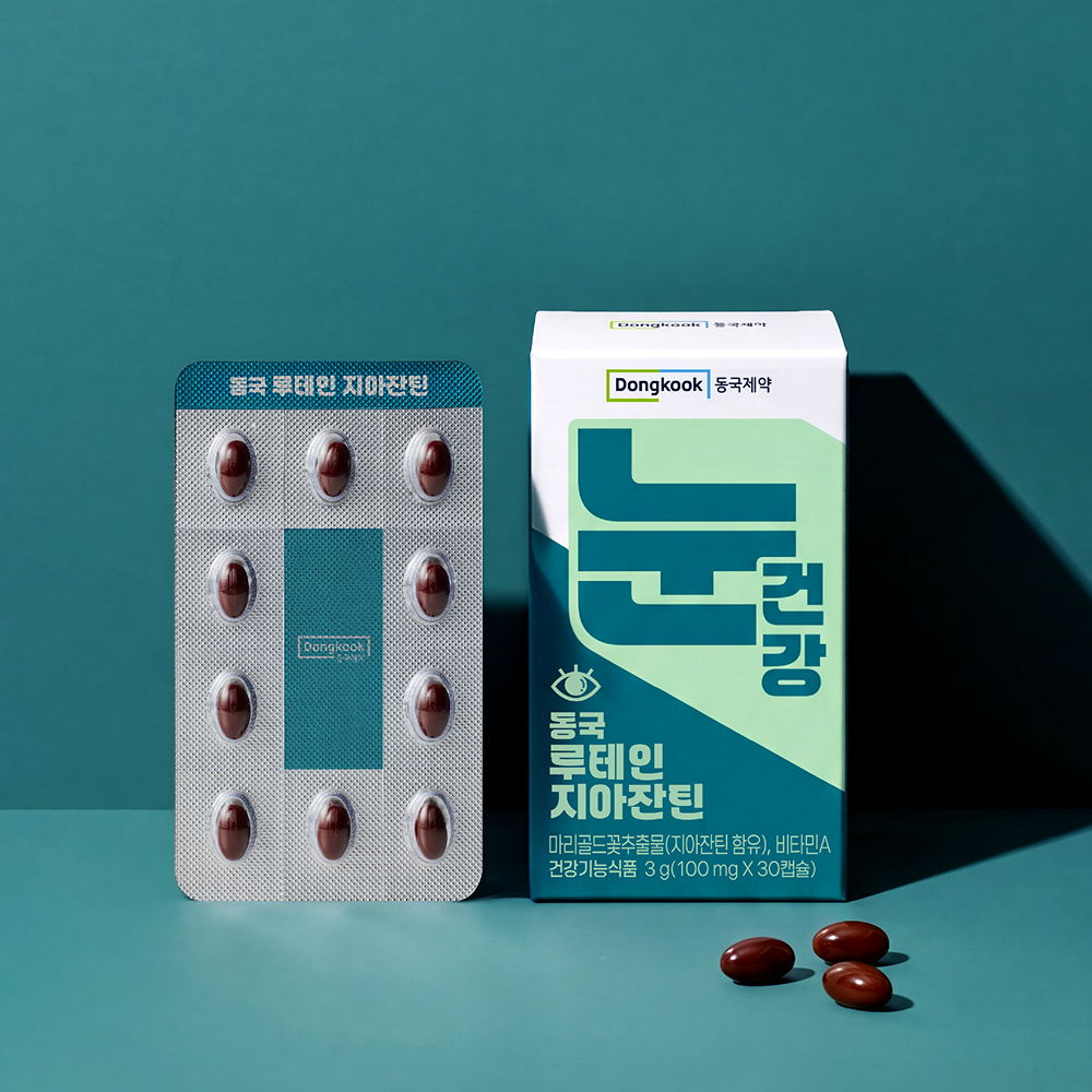 동국제약 루테인 지아잔틴 마리골드꽃추출물 비타민A 눈건강 건강기능식품 30캡슐, 3개 - 상세 이미지 4