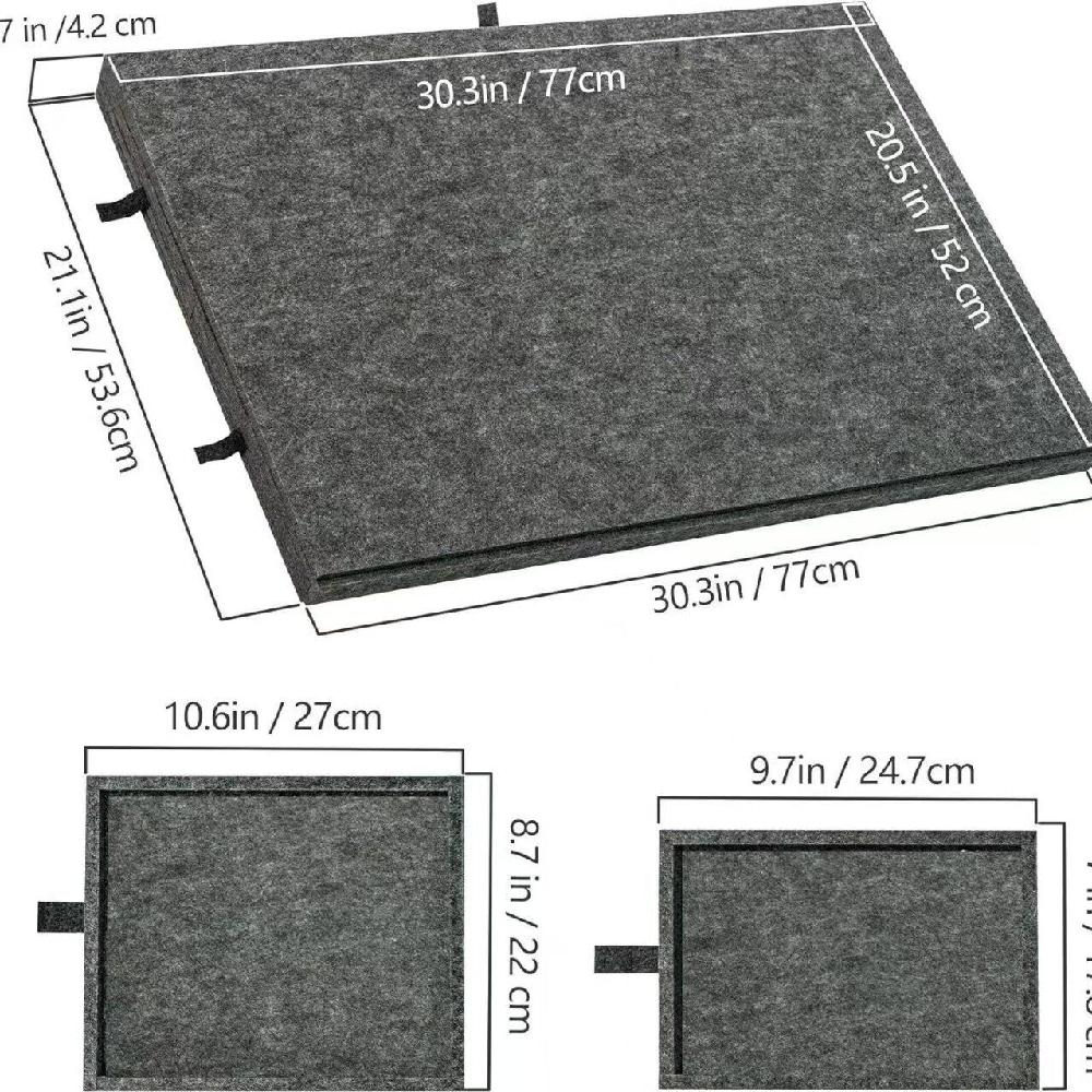 퍼즐 테이블 취미 대형 작업대 서랍형 맞추기 수납 경사 그레이 1000장 77x53.6x4.2cm - 상세 이미지 5