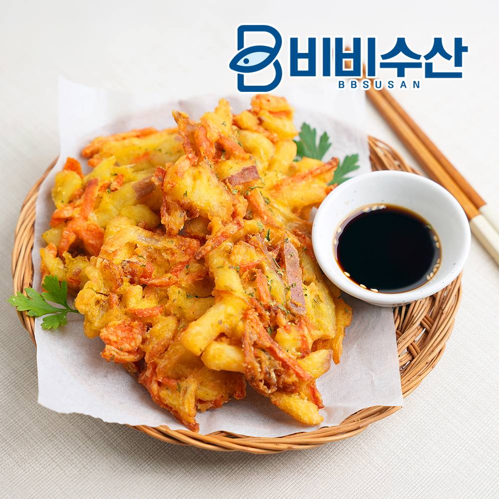 통통 야채튀김1.5kg 분식집 튀김 에어프라이어가능 - 상품 이미지
