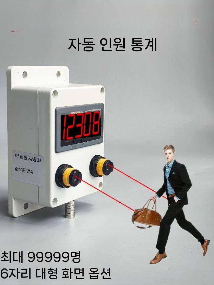 자동 카운터기 인원체크 집계 측정기 디지털 센서 휴대용 기본형 0-3m - 상세 이미지 3